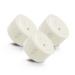 ZARE LIGHTING Zare Smart Mini Plug \w Power Monitoring15A, Smart Home Plug Works \w Alexa, Google Assistant And Tuya Smart App, Assess Your