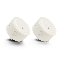 ZARE LIGHTING Zare Smart Mini Plug \w Power Monitoring15A, Smart Home Plug Works \w Alexa, Google Assistant And Tuya Smart App, Assess Your