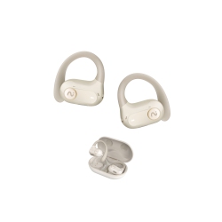 VIAIM Air – Lightweight Open-Ear Wireless Earbuds With Ai Note Taking & Translation for Workouts, Meetings, Voice Recorder - Sandstone In White