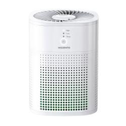 MORENTO Hy1800 Air Purifiers for Bedroom, Hepa Filter for Smoke, Pet Dander With Fragrance Sponge, Small Air Purifier With Sleep Mode - In White
