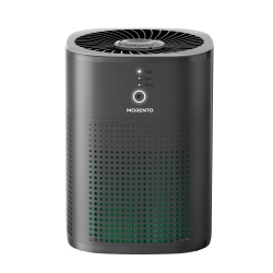 MORENTO Hy1800 Air Purifiers for Bedroom, Hepa Filter for Smoke, Pet Dander With Fragrance Sponge, Small Air Purifier With Sleep Mode In Black