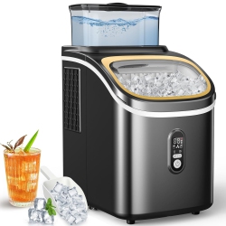 ANTARCTIC STAR Countertop Ice Maker, 30 Lbs/day, Features 2 Water-Filling Options, Self-Cleaning, 24H Timer, 16 Cubes In 13 Mins, Ideal For