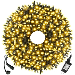 OLLNY DECOR Upgraded 335Ft 1000 Led String Lights, 8 Lighting Modes Waterproof Christmas Tree Lights Outdoor Indoor Fairy Lights for Holiday Party