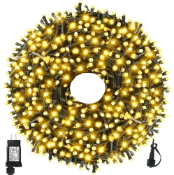 OLLNY DECOR Upgraded 105Ft 300 Led String Lights \w End to End Plug, Christmas Tree Lights Outdoor Indoor Fairy Lights for Holiday Party Wedding