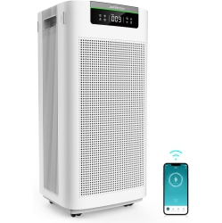 JAFNDA Jafända Air Purifiers Home Large Room 3800 Sq Ft True Hepa Filters Activated Carbon App & Alexa Air Cleaner Dust Pollen Smoke Allergies Odors