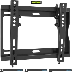 VECELOLIBILIS Low Profile Tv Wall Mount Bracket for 17-45 Inch Led, Ultra Slim Tilt Wall Mount Up to 66Lbs/30Kgs, Max Vesa 200X200Mm