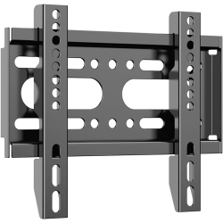 VECELOLIBILIS Tv Wall Mount Fixed Monitor Bracket for 14-42" Flat Curved Screen 19 24 28 32 40 Inch Tv Monitor, Small Televisions Mount Up to Vesa