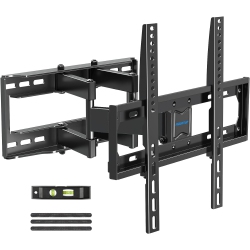 VECELOLIBILIS Tv Wall Mount for 26-65 Inch Flat Curved Led Lcd Screen Tvs Full Motion Tv Mount Holds Up to 88Lbs, Tilt Swivel Extension Wall Mount Tv