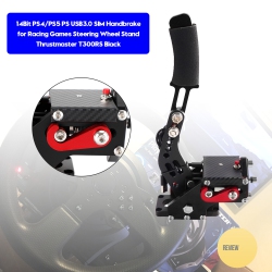 TOPTENG 14Bit Ps4/ps5 Ps USB3.0 Sim Handbrake for Racing Games Thrustmaster T300Rs In Black