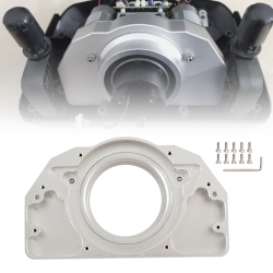 TOPTENG Aluminum Bearing Seat for G25 G29 G923 Movement Logitech Steering Wheel In Silver