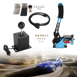 TOPTENG USB Handbrake With Clamp And 6+R H Shifter for Logitech G29 G920 Steering Wheel