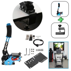 TOPTENG 14Bit USB Handbrake for Racing Games Steering Wheel Stand G27/g29 G920 PC In Blue