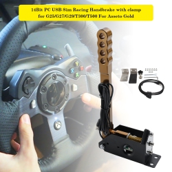 TOPTENG 14Bit PC USB Sim Racing Handbrake W Clamp for G25/g27/g29/t300/t500 for Asseto