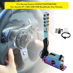 TOPTENG 14Bit Sim USB Handbrake for Assetto PC Racing Games G25/g27/g29/t300 Neo Chrome