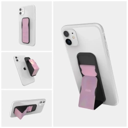CLCKR - Phone Grip And Stand for Most Cell Phones - In Pink