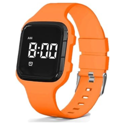 PRIME MADE Vibrating Alarm Watch, Water Resistant Potty Training Watch Rechargeable Medical Reminder Watch With Timer And 15 Daily Alarms (Blue)