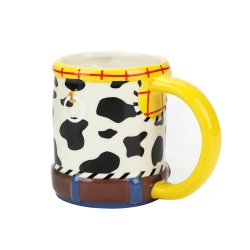 BIOWORLD Toy Story Woody Outfit 12 OZ Sculpted Ceramic Mug