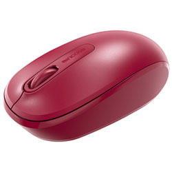 Incase Designed by Microsoft Mobile Mouse 1850 Wireless Optical Mouse - Flame Red