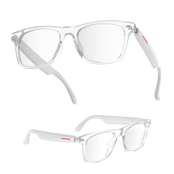 TUTT Tooth Smart Glasses Anti- Ray | Wireless Call & Music Ai Voice & Camera Control Sunglasses | E13 Anti Ray Test Kit | Replaceable \w