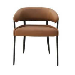 UNHO Luxury Dining Chairs: Set Of 2 Leisure Dining Chairs Microfiber Leather Kitchen Chairs Occasional Chairs \w Soft Backrest And Padded Seat For