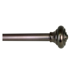 VERSAILLES - Lexington Royale Curtain Rod Set, Adjustable Length From 86" to 144", Bronze