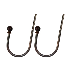 VERSAILLES - Set Of 2 Universal Curtain Holdbacks, Bronze