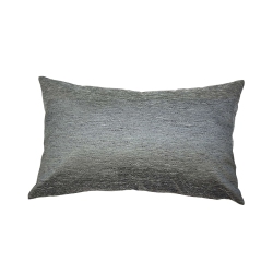 VERSAILLES - Ceasar Cushion Cover, 14" X 20", Machine Washable, Dark In Grey