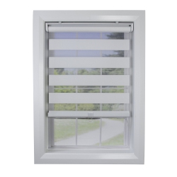 VERSAILLES - Slimline Cordless Alternate Shade Window Blind, 31" X 72" In White