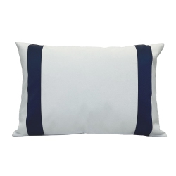 VERSAILLES - Valentina Cushion Cover, 14" X 20", Machine Washable In Blue