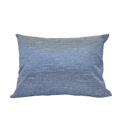 VERSAILLES - Ceasar Cushion Cover, 14" X 20", Machine Washable In Blue