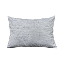 VERSAILLES - Ceasar Cushion Cover, 14" X 20", Machine Washable, Light In Grey