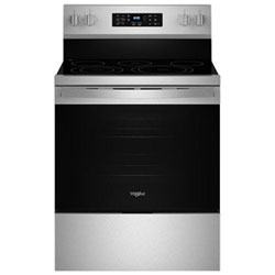 Open Box - Whirlpool 30" 5.3 Cu. Ft. Fan Convection Electric Air Fry Range - SS- Perfect Condition