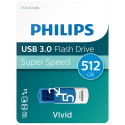 PHILIPS Refurbished (Good) Vivid 512GB USB 3.0 Flash Drive