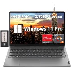 LENOVO Thinkbook 15 G4 15.6" Fhd Laptop, Amd Ryzen 7 5825U, 2.16Tb Storage (2Tb SSD+160GB Docking Station Set), 40GB Ram, Backlit Keyboard