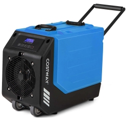 COSTWAY 190 Ppd Commercial Dehumidifier Rotational Molded Industrial Dehumidifier With Pump