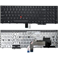 LIXSUNTEK New Replacement Us Layout Keyboard for Lenovo Thinkpad E550 E550C E555 E560 E565 Laptop No Backlight