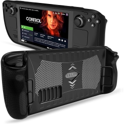 SENQAO Case for Steam Deck, Protective Case for Steam Deck Tpu Cover Case Compatible With Steam Deck, Shock-Absorption