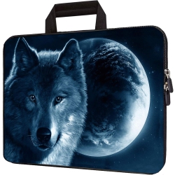 HEABPY 15 Inch Neoprene Laptop Carrying Bag Chromebook Case Notebook Ultrabook Bag Tablet Travel Cover With Handle Zipper