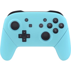 EXTREMERATE Heaven Faceplate Backplate Handles for Nintendo Switch Pro Controller, Diy Replacement Hand Grip In Blue