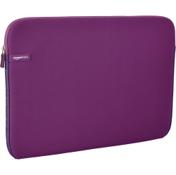 BASICS 17.3-Inch Laptop Sleeve, Protective Case With Zipper - In Purple