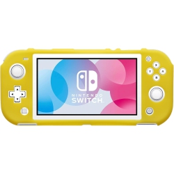 KWMOBILE Silicone Cover Compatible With Nintendo Switch Lite Cover - Soft Protective Case Skin - In Yellow