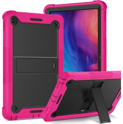 DUEDUE Case for Lenovo Tab M10 Plus 10.6"(3Rd Gen) 2022-Heavy Duty Kickstand Hard PC Cover Full Body Protective