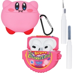 WEDOSUCES Cartoon 3St Case Compatible With Airpods 3 Case Cover With Pen Kit- Cute Pig Gum Silicone Shockproof In Pink