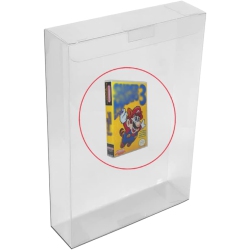 RUITROLIKER Box Protector for Nes Games Box Clear Case Sleeve Box 10 Pack
