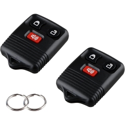 MEARO 2PCs Key Fob, Replacement Keyless Entry Remote, 3 Button Control Remote Key Fob Replacement for Ford 1998-2016