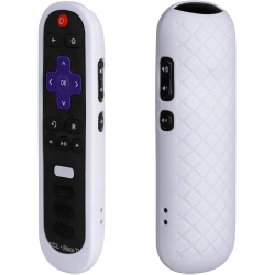 AKWOX [2-Pack] Replacement Tcl Roku Rc280 Remote Case - Light Weight [Anti Slip] Silicone Shockproof Protective Cover