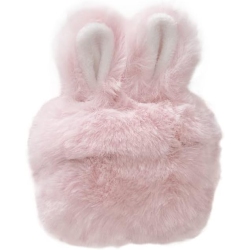 LIFENANNY Cute Plush Rabbit Ears Airpods 3 Case 2021, Fluffy Soft Shockproof Anti-Fall Airpods Protective Case Cover for Airpods