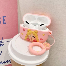 SMAIGE Compatible With Airpods Pro Case, Soft Silicone Kawaii Cute Skin Case Cover Shock-Absorbing Protective Case