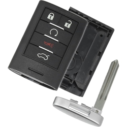 TUCKBOLD Key Fob Shell Case for Cadillac Escalade Cts 2008-2012 5 Buttons Replacement | Keyless Entry Remote