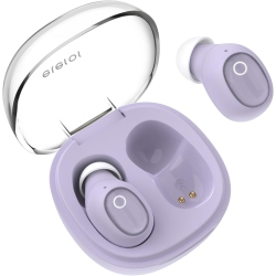 ELEROR Earbuds for Small Ears Women Men Bluetooth Earbuds for Small Ear Canals, Mini Ear Buds In Purple